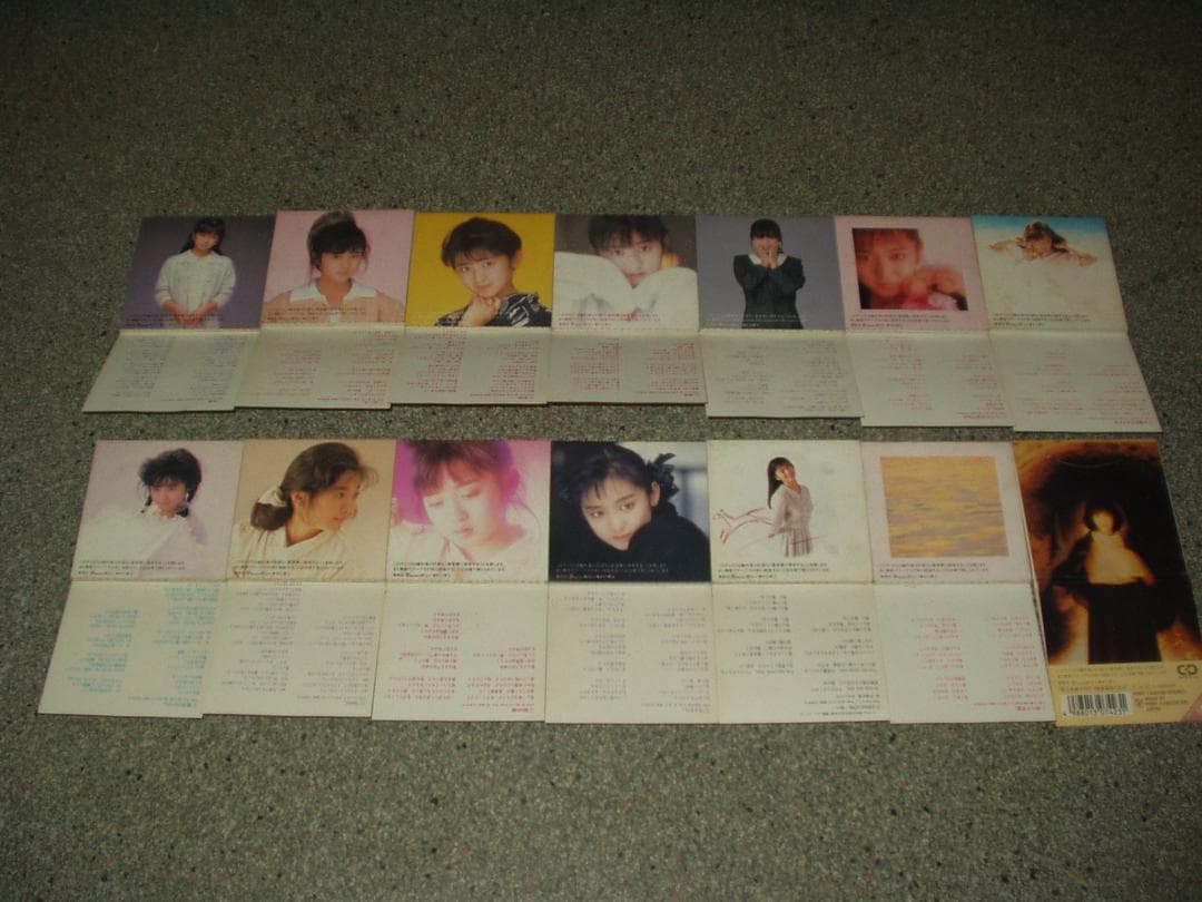 斉藤由貴 CDシングル14点セット(いずれもトレイ折れ欠損) 来生たかお