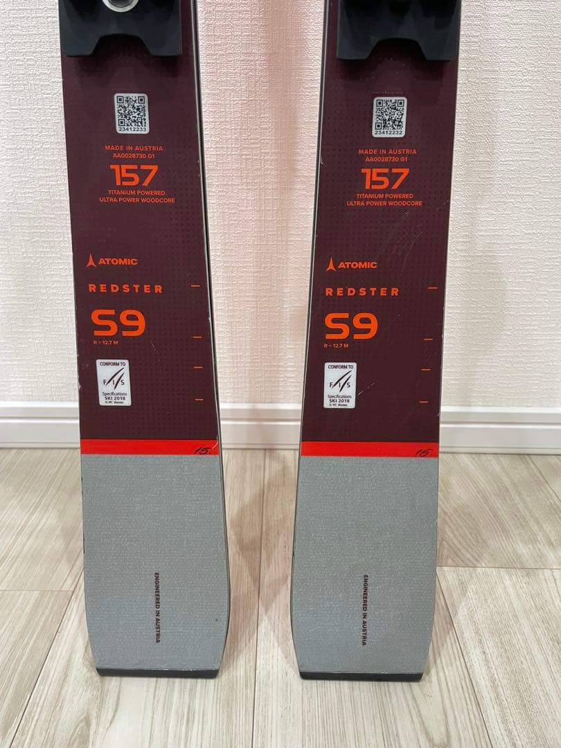 Atomic Redster S9 スキー板　157cm ビンディング付き