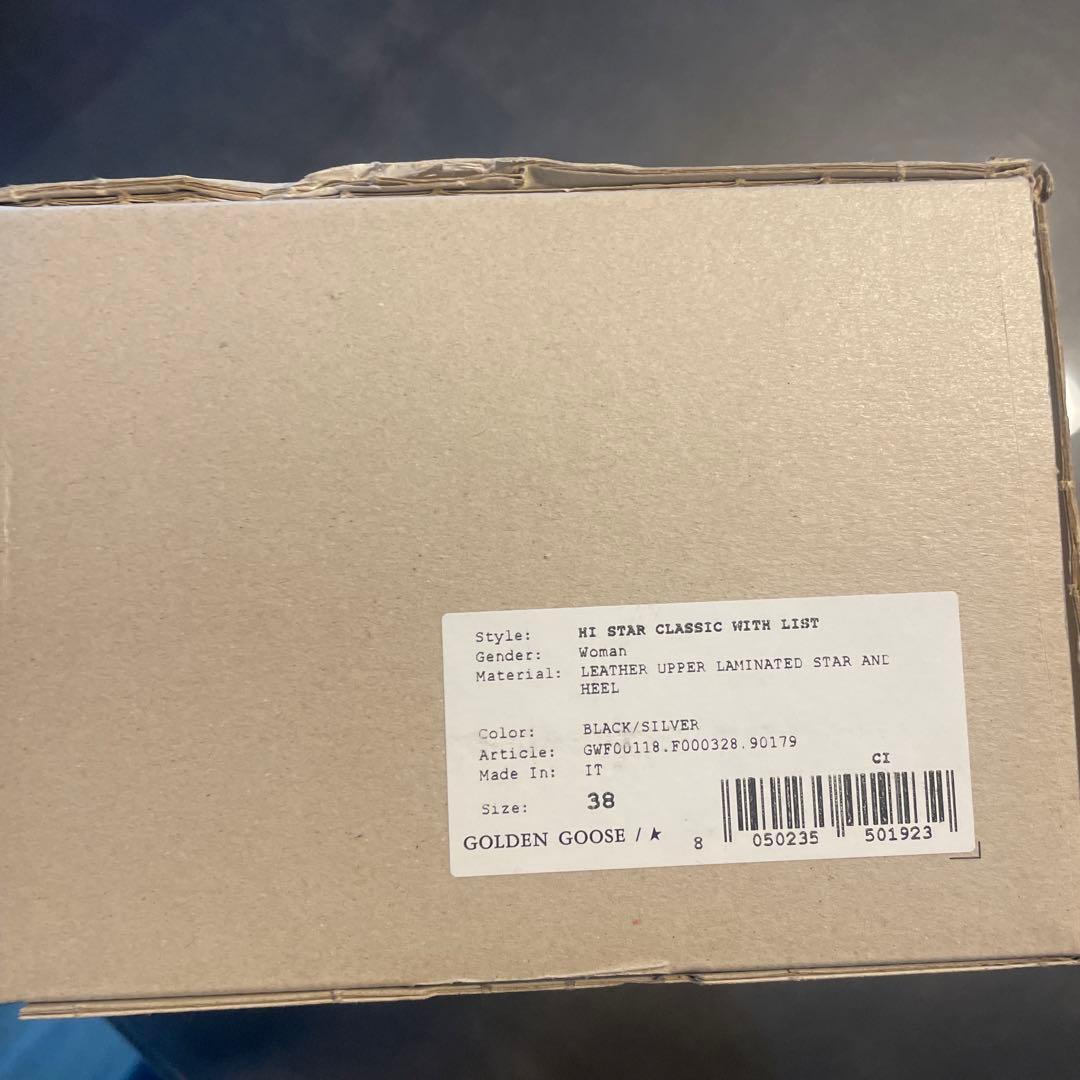 GOLDEN  ハイスター クラシック 38 ブラック　イタリア製