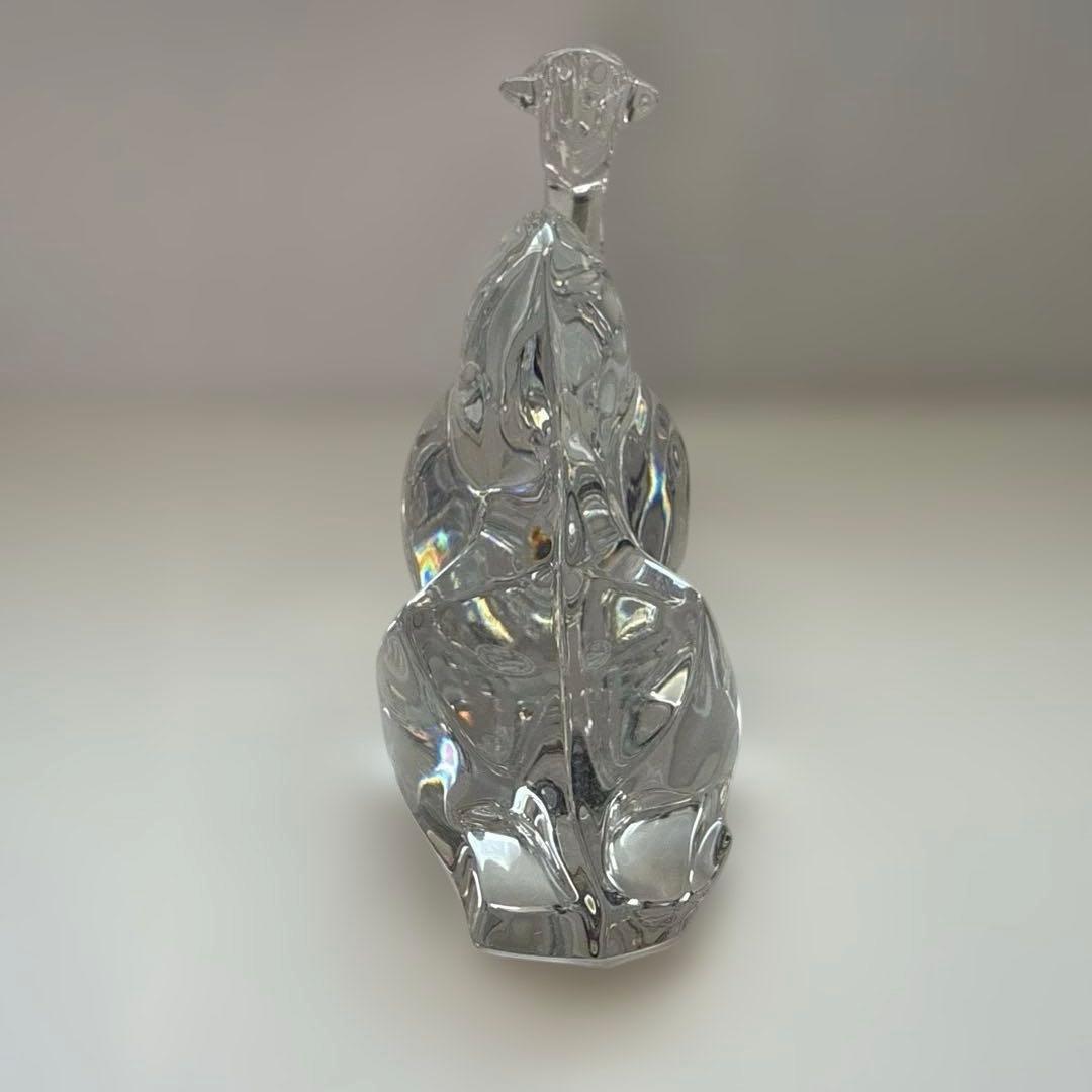 バカラ　クリスタルガラス置物　キャメル