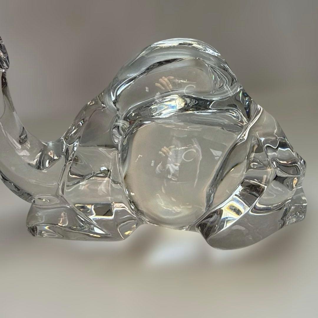 バカラ　クリスタルガラス置物　キャメル