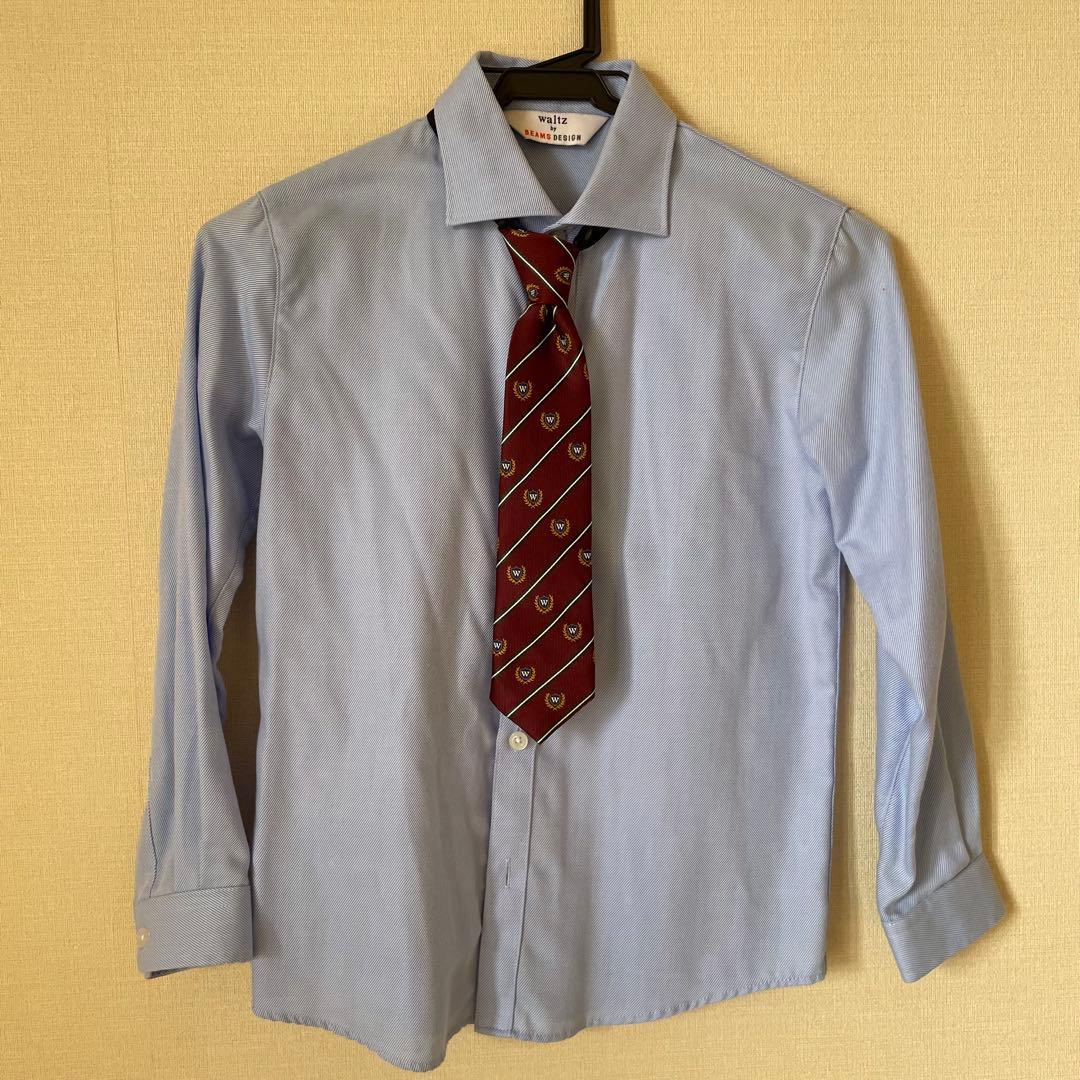 ビームスデザイン　130 グレー　チェック　ブルー　スーツ 入学式　男の子