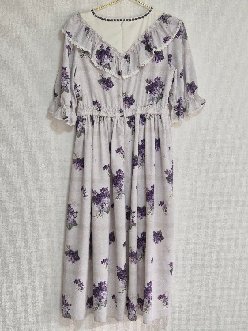 Melody BasKet　Violet laceヨーク切替ワンピース　深澤翠