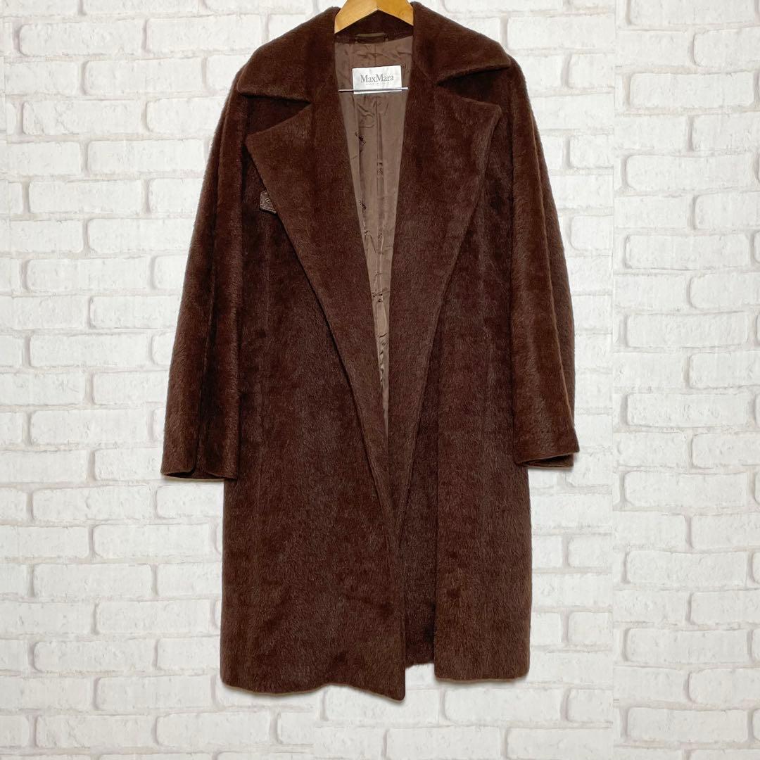 【美品】マックスマーラ　アルパカロングコート