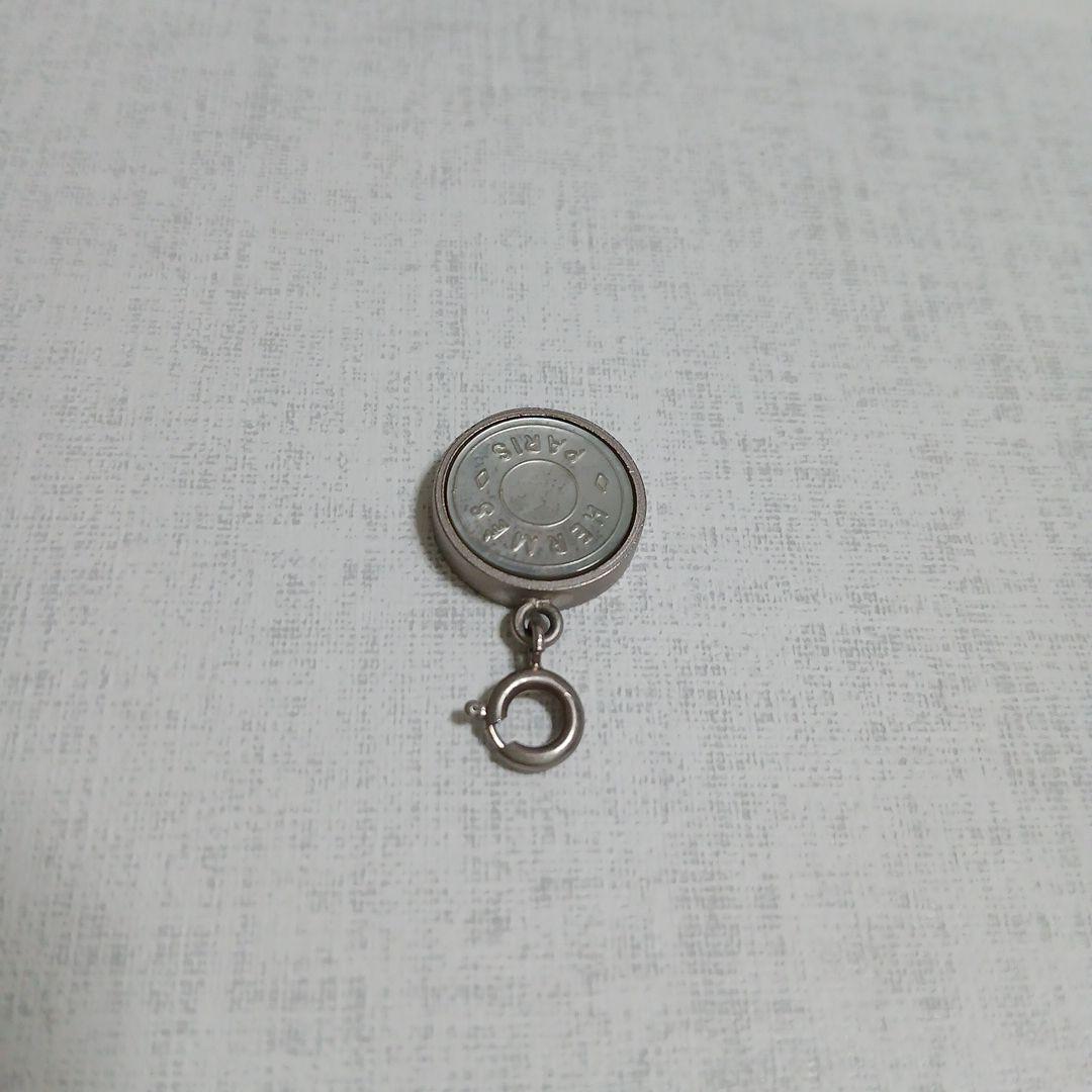 エルメス　セリエ　シェル　ネックレストップ　ペンダント　チャーム　幅1.5cm