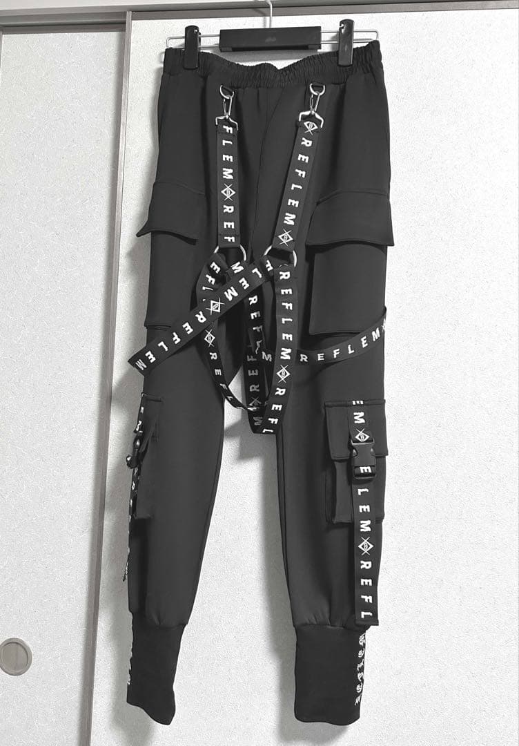 REFLEMレフレム ハーネスベルトカーゴパンツ(A ジャージ生地)