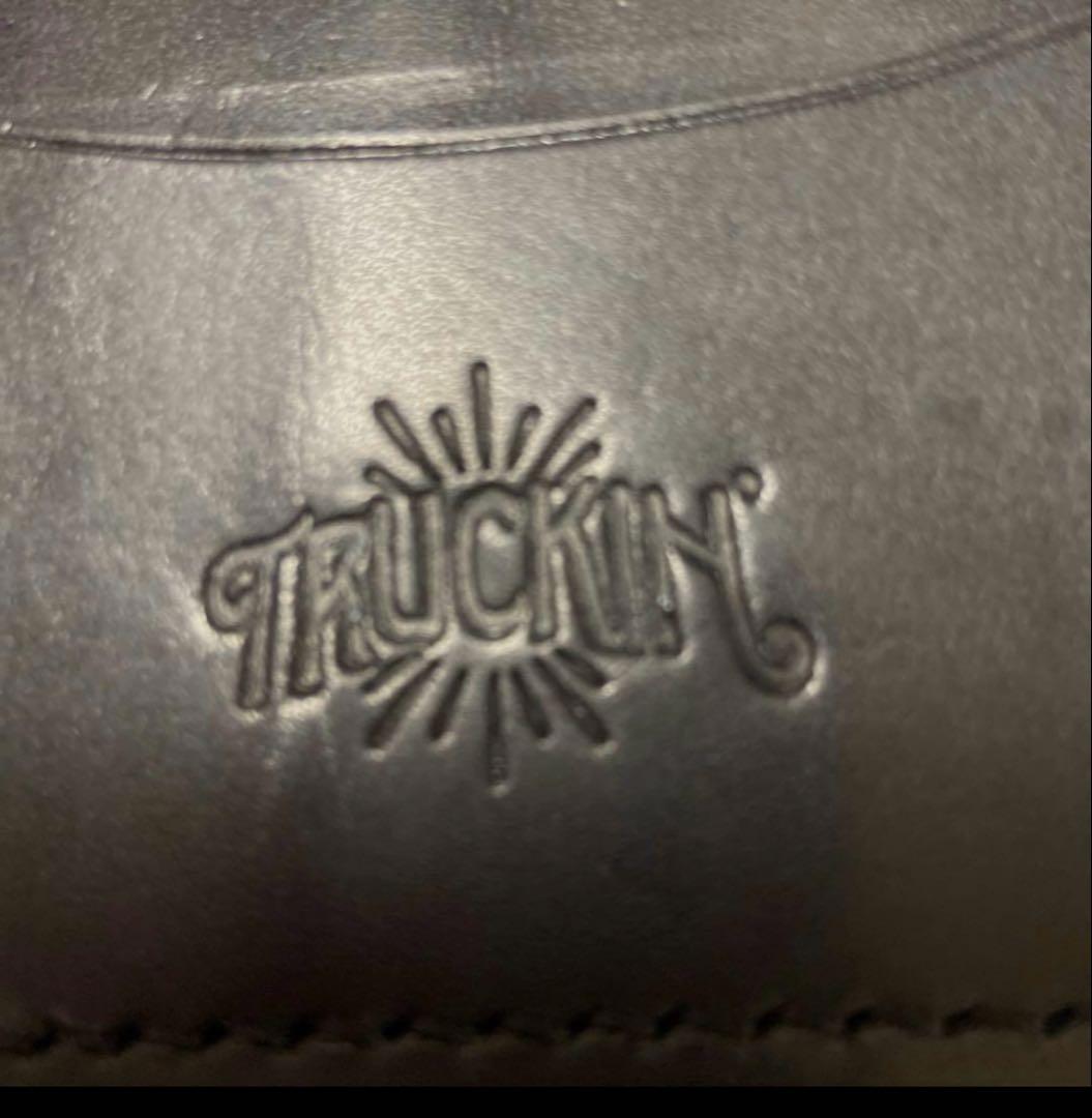 未使用トラッキンTRUCKIN'ENVELOPEWRAPWALLET本革折財布黒