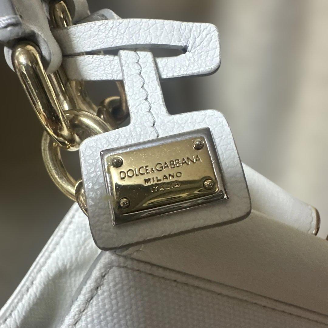 DOLGE＆GABBANAホワイトレモンプリントキャンバストートバッグ