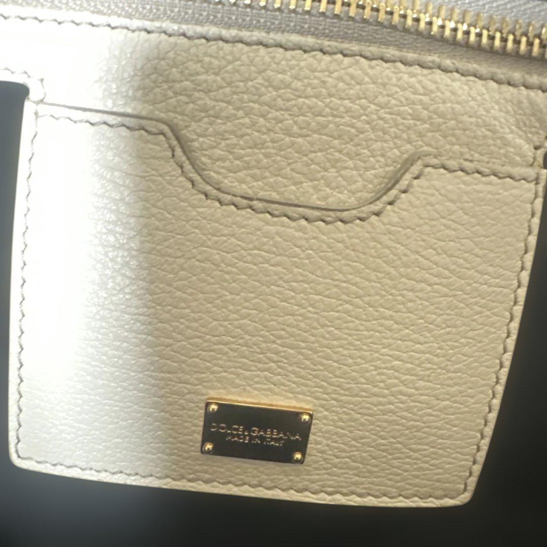 DOLGE＆GABBANAホワイトレモンプリントキャンバストートバッグ