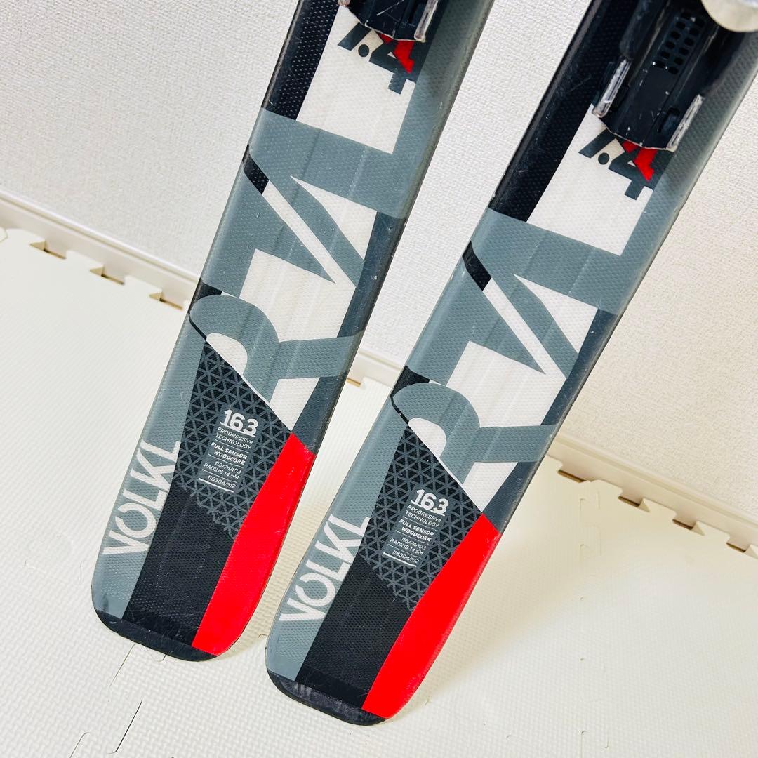 【美品】Volkl RTM 163cm レッド スキー板