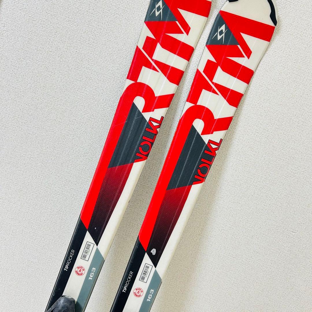 【美品】Volkl RTM 163cm レッド スキー板