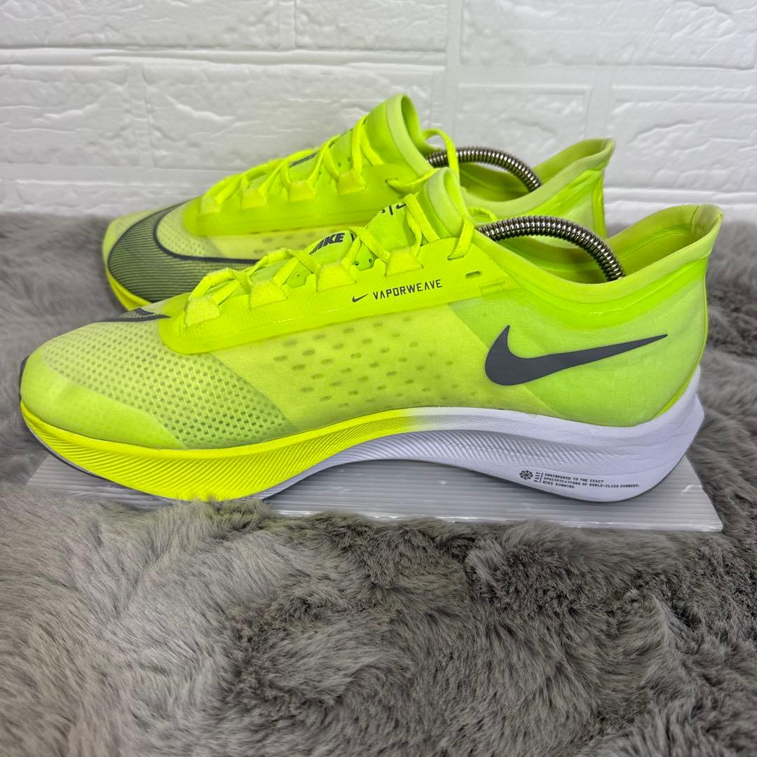 【美品】NIKE ズームフライ３　蛍光　イエロー　27cm