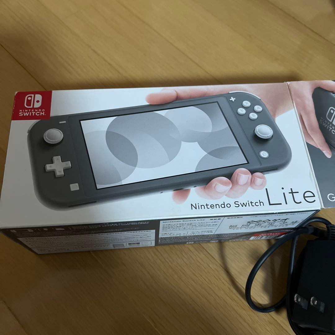 【美品】Nintendo Switch Lite グレー 2021年製充電器付き