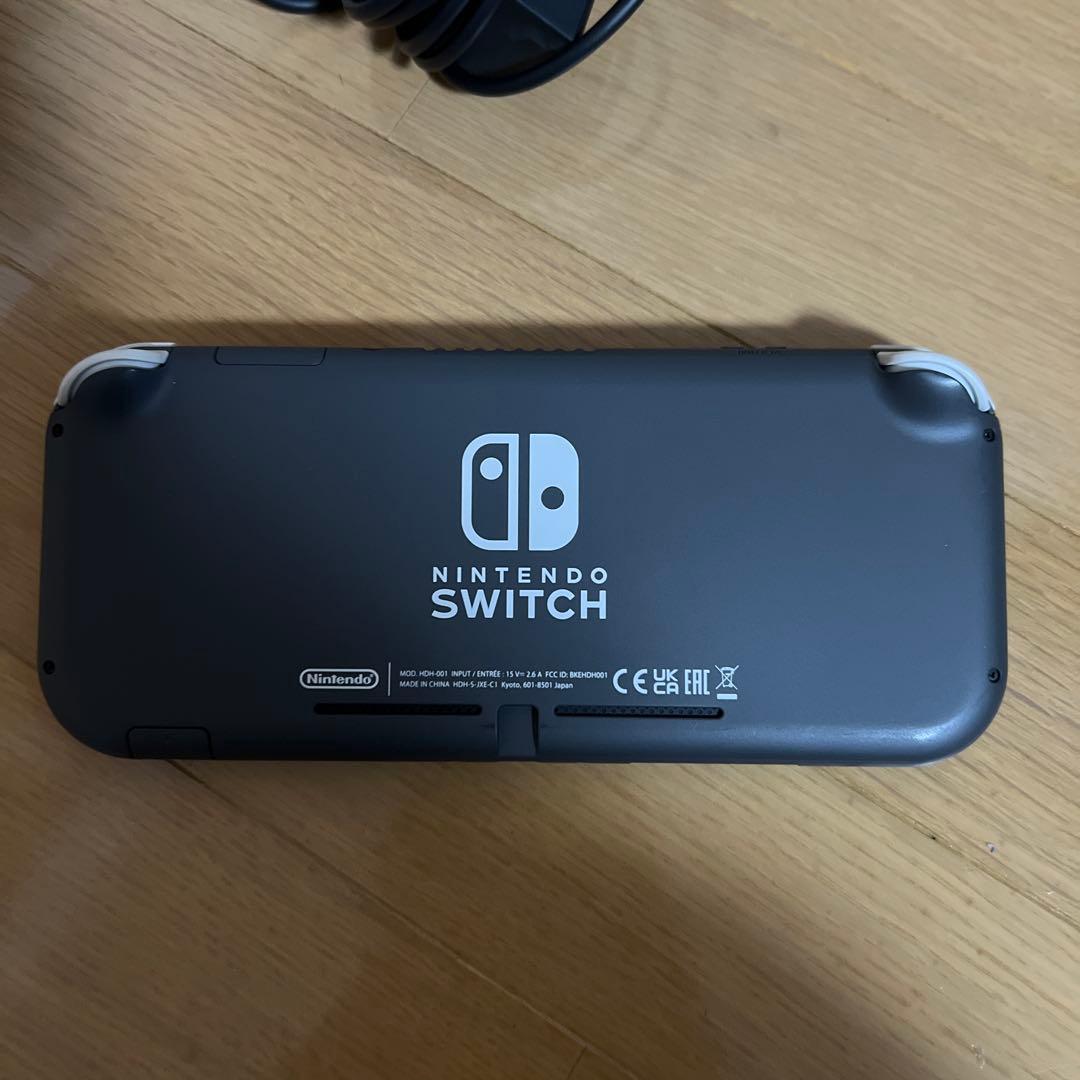 【美品】Nintendo Switch Lite グレー 2021年製充電器付き