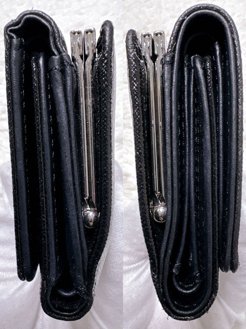 ♡希少♡ヴィヴィアンウエストウッド ディアマンテ ハート がま口 三つ折り財布