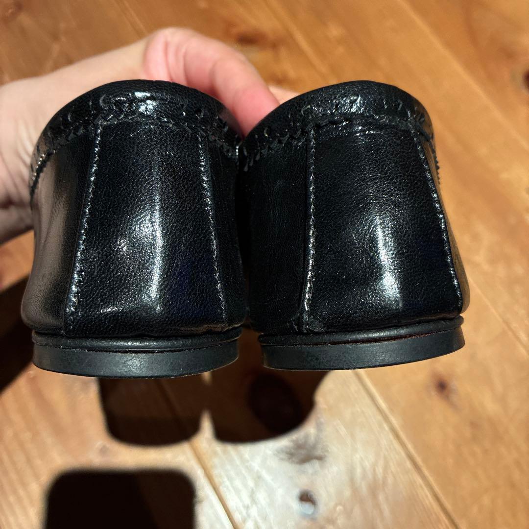 SPLETA バレエシューズ フラットシューズ黒 39