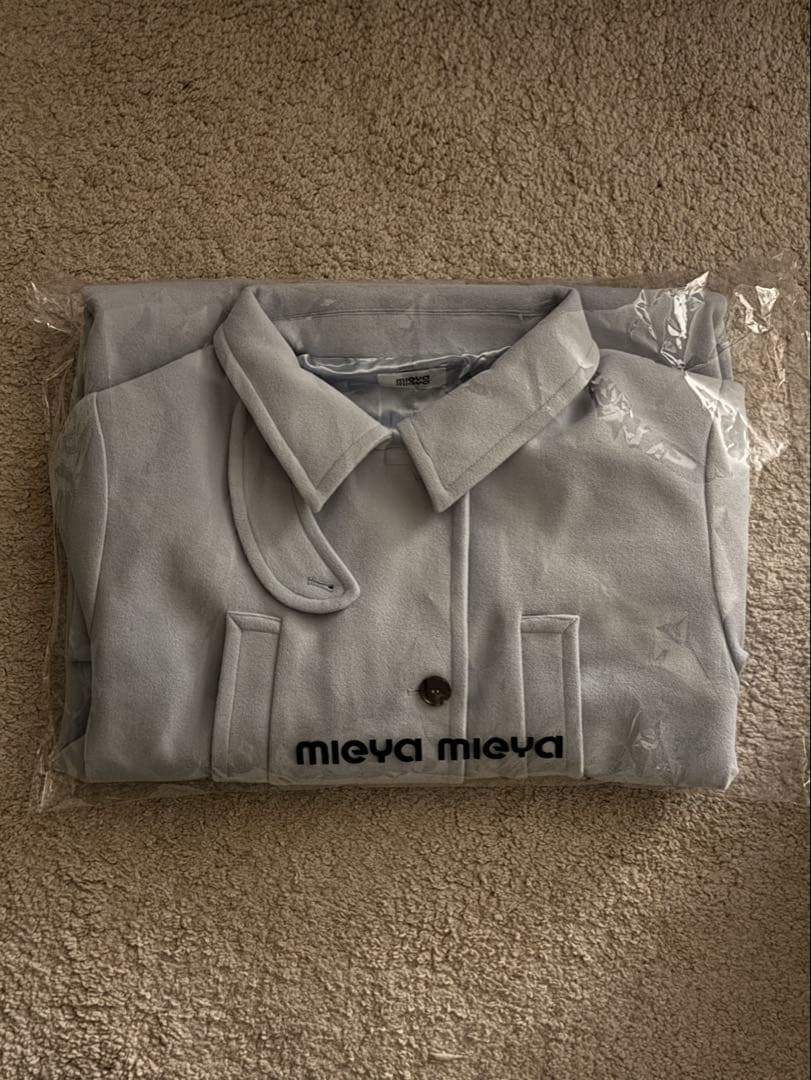 【新品未使用】mieyamieya ロングコート アイスブルー