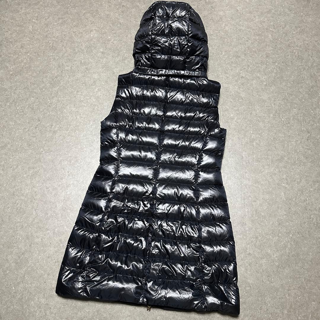 美品 HERNO ウルトラライドグース ダウンベスト ロング丈 ヘルノ 40
