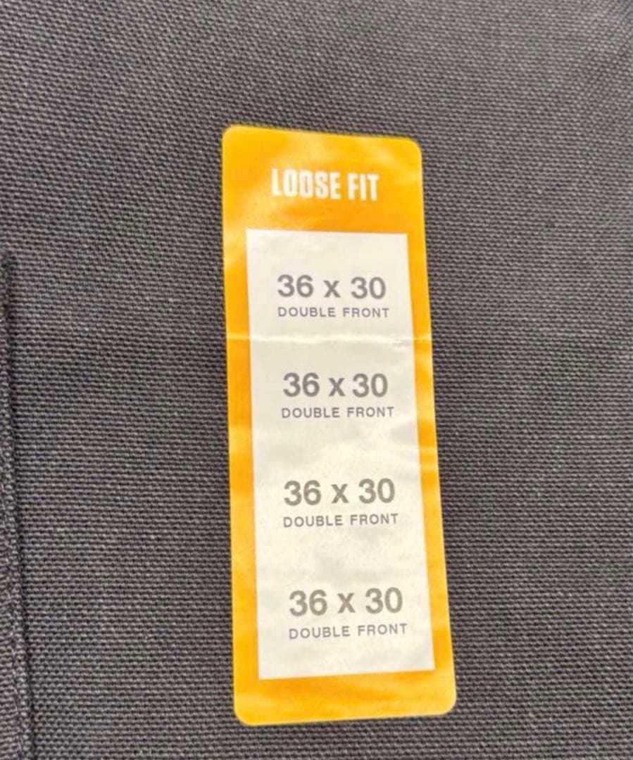 【送料無料】新品未使用タグ付き Carhartt カーハートダブルニー36×30