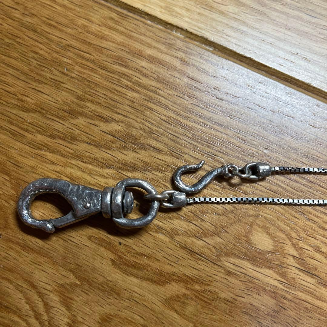 FACTOTUM シルバー926 ウォレットチェーン41cm ベネチアンチェーン