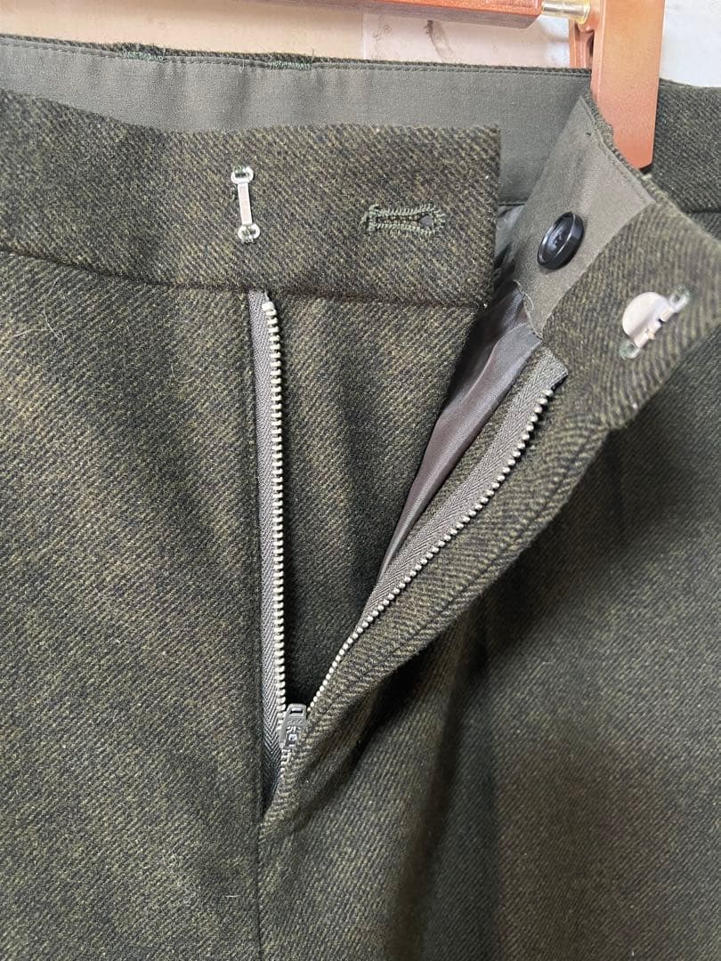 ウール混 ダブルブレスト ジャケット / テーパードパンツ