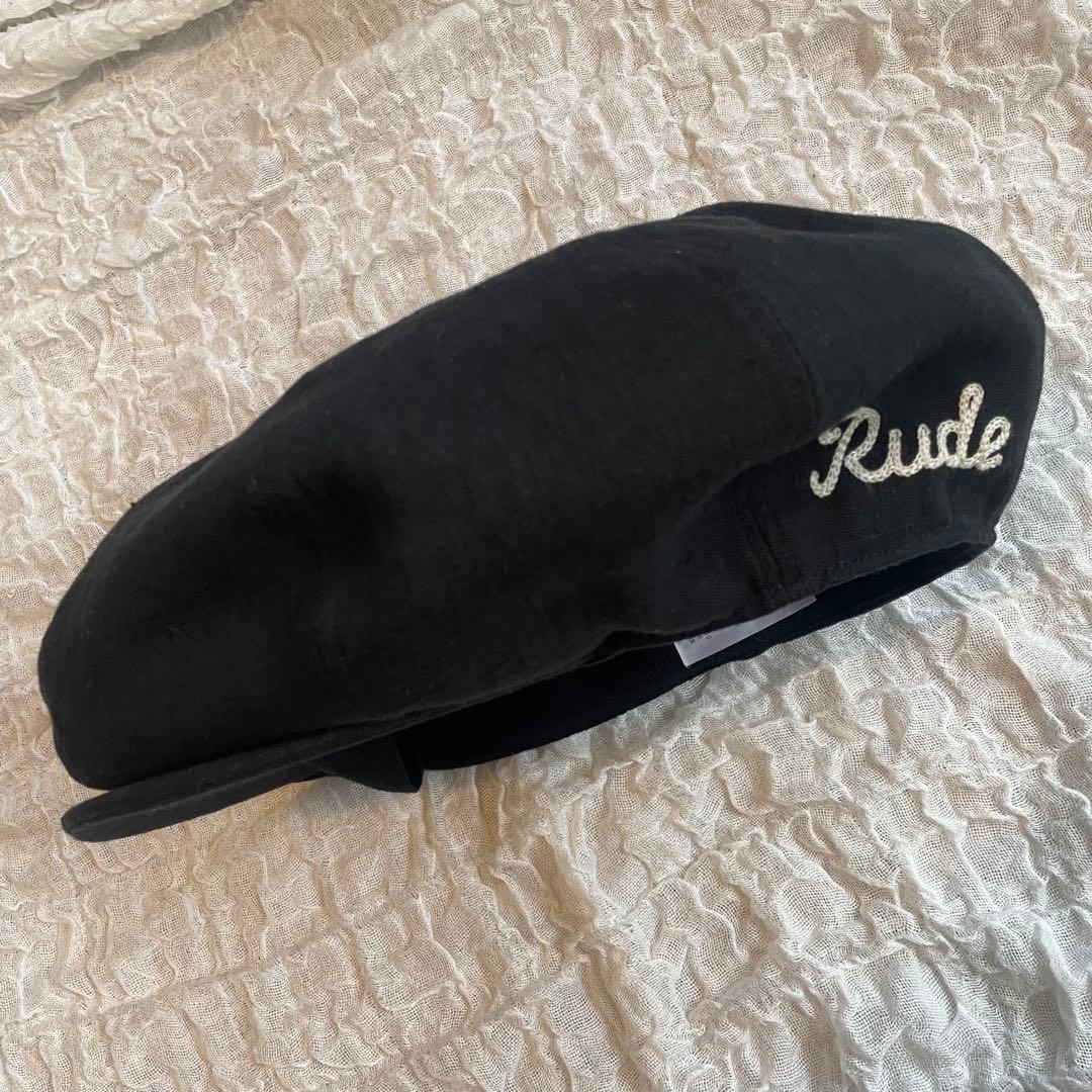 RUDE GALLERY ビッグキャスケット　20/SS ブラック