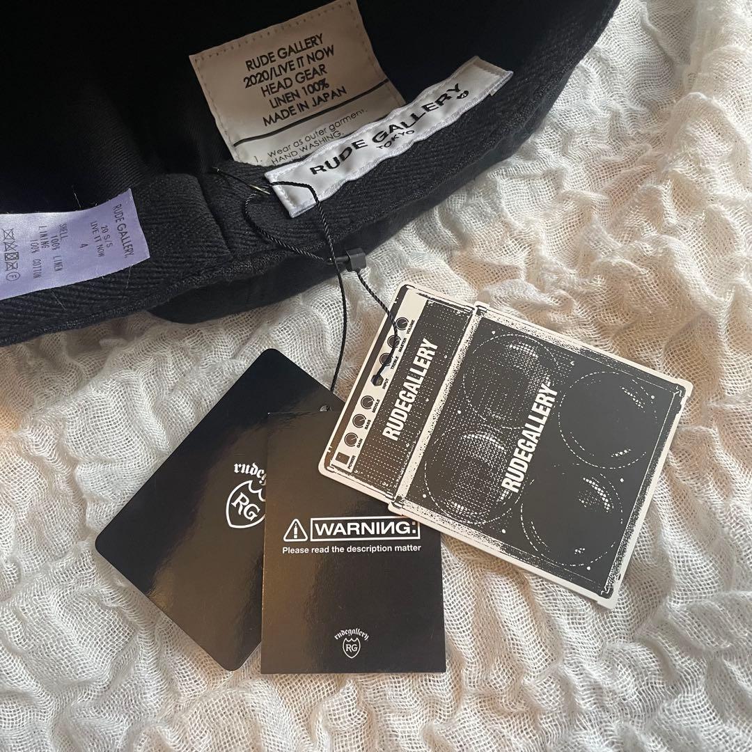 RUDE GALLERY ビッグキャスケット　20/SS ブラック