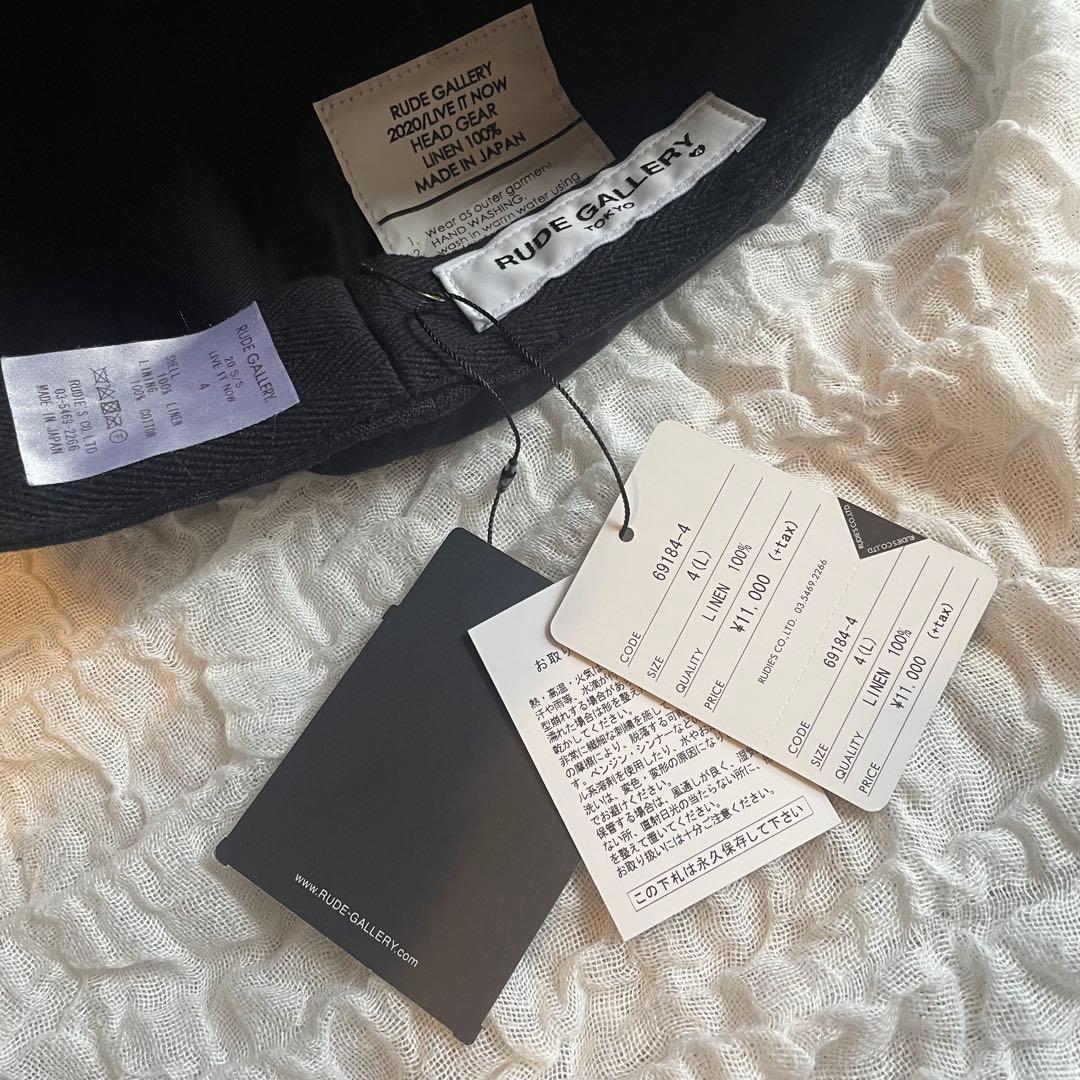 RUDE GALLERY ビッグキャスケット　20/SS ブラック