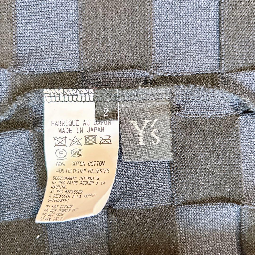 Y's ヨウジヤマモト パッチワーク テーラードジャケット チェック 2