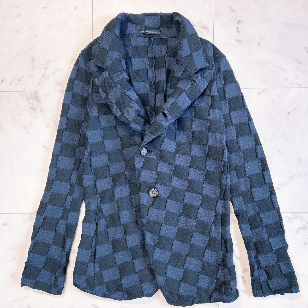 Y's ヨウジヤマモト パッチワーク テーラードジャケット チェック 2