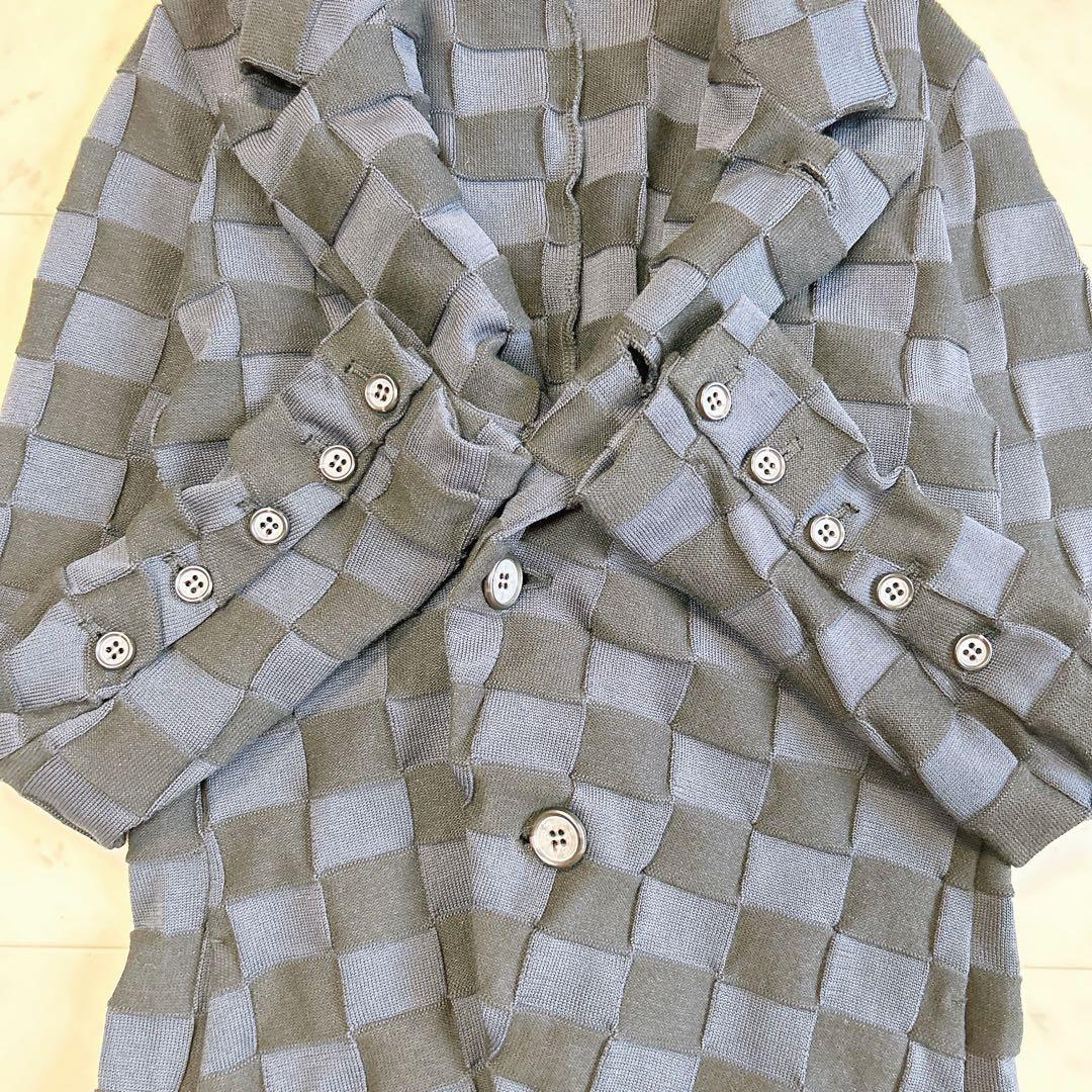 Y's ヨウジヤマモト パッチワーク テーラードジャケット チェック 2