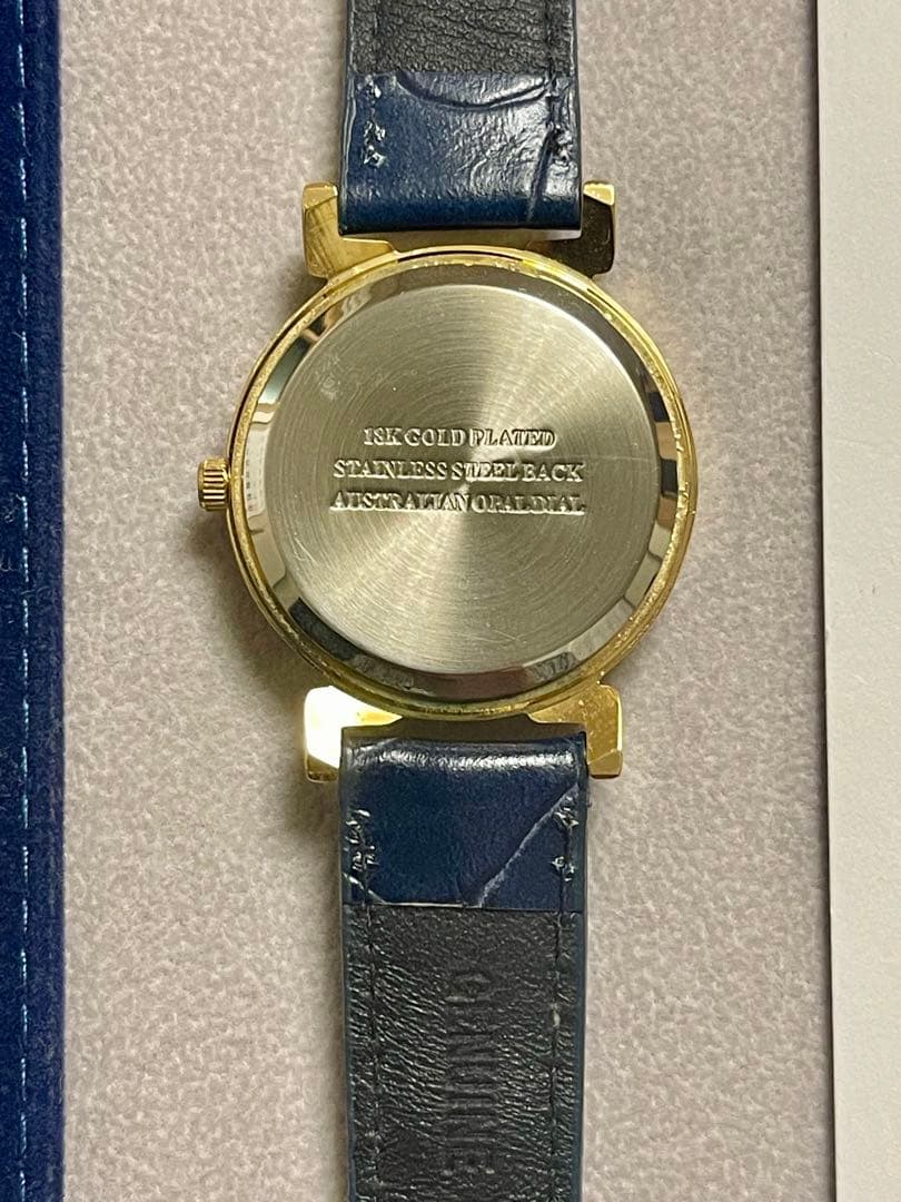 La Lune 天然オパール レディース 腕時計 クォーツ Opal Watch