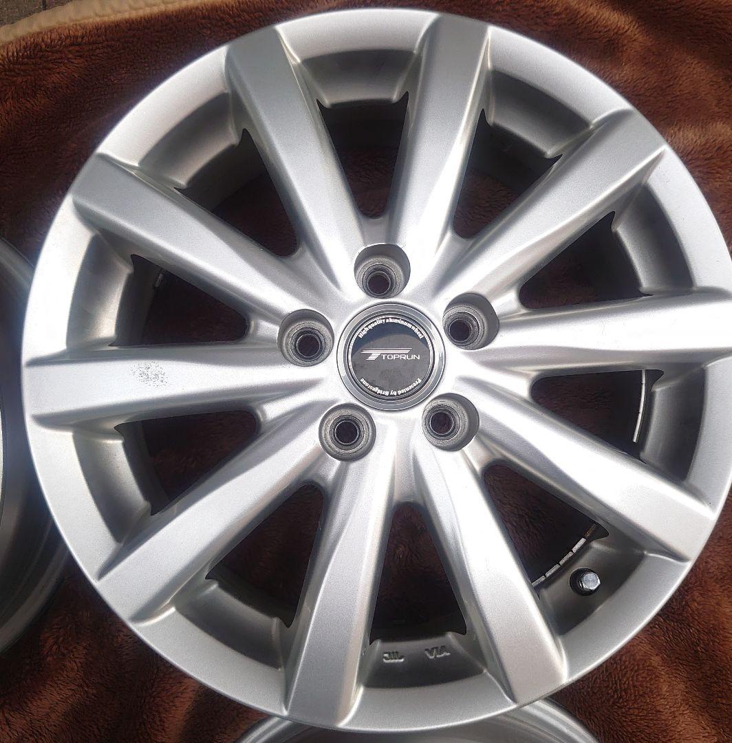ノ*ー様 ブリジストン TOPRUN 15インチ 6J PCD100 ホイール4