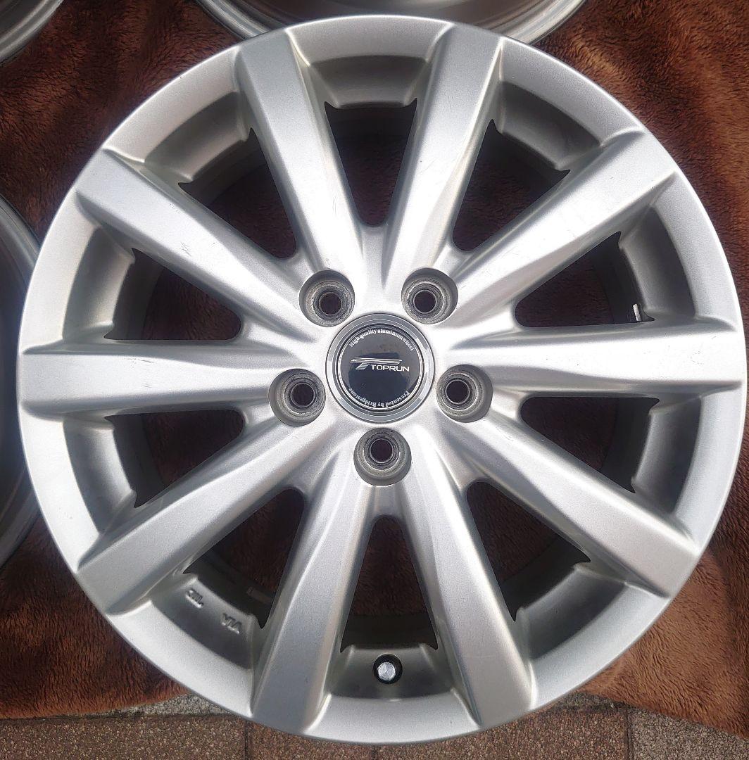 ノ*ー様 ブリジストン TOPRUN 15インチ 6J PCD100 ホイール4