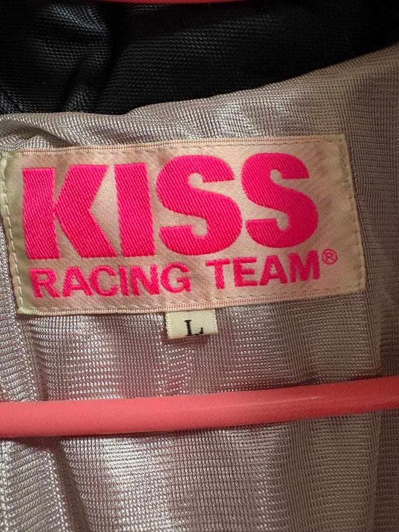 SVR KISS RACING ジャケット ブラック ピンク