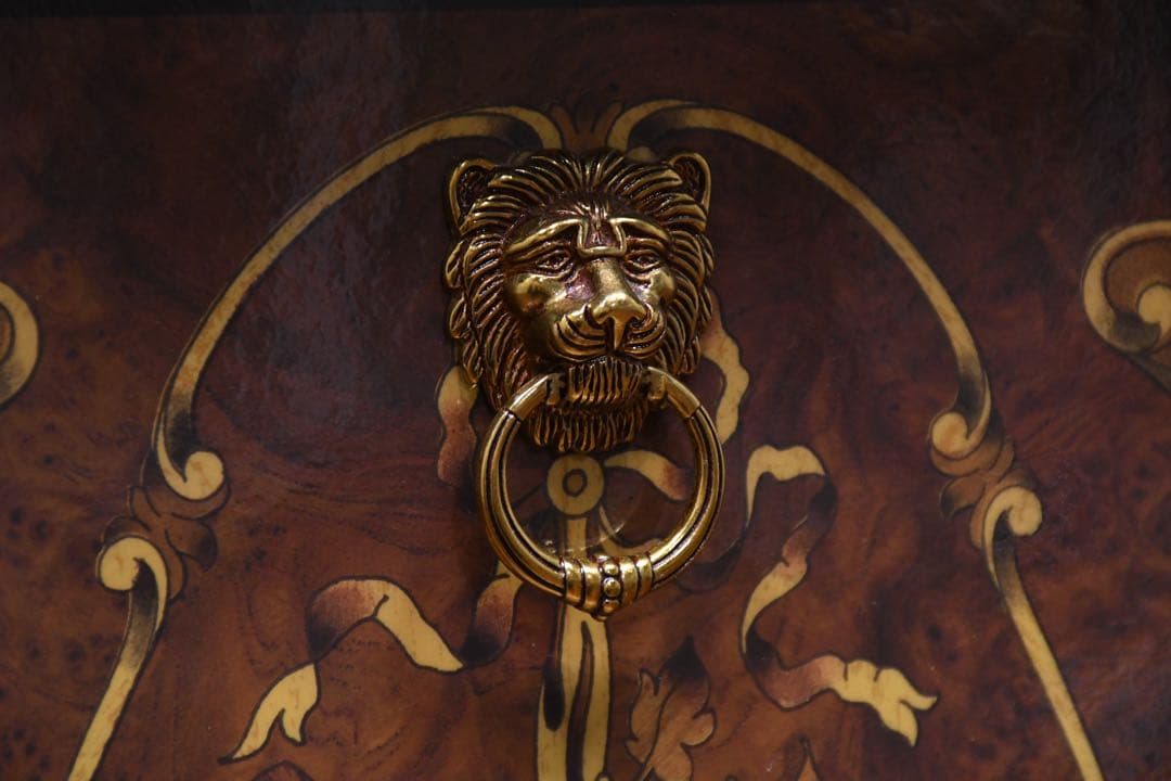 ECK35 イタリア製 2段サイドチェスト ベッドサイドテーブル ナイトテーブル