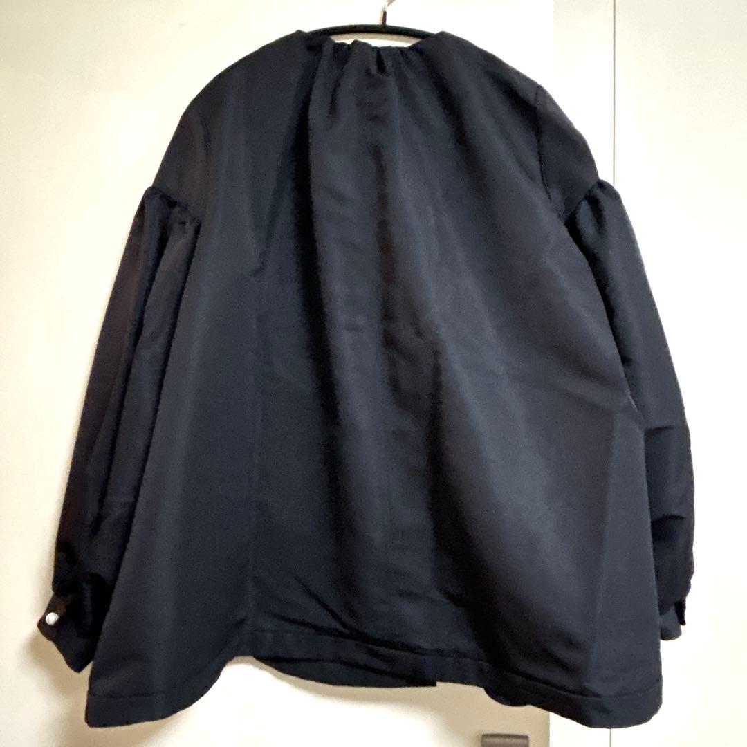 極美品❤︎24AW Sono ノーカラージャケット パール オーバーサイズ 撥水