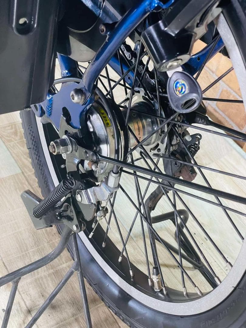 H2969 超人気 ネイビー 王様 ギュットアニーズ子供乗せ電動アシスト自転車