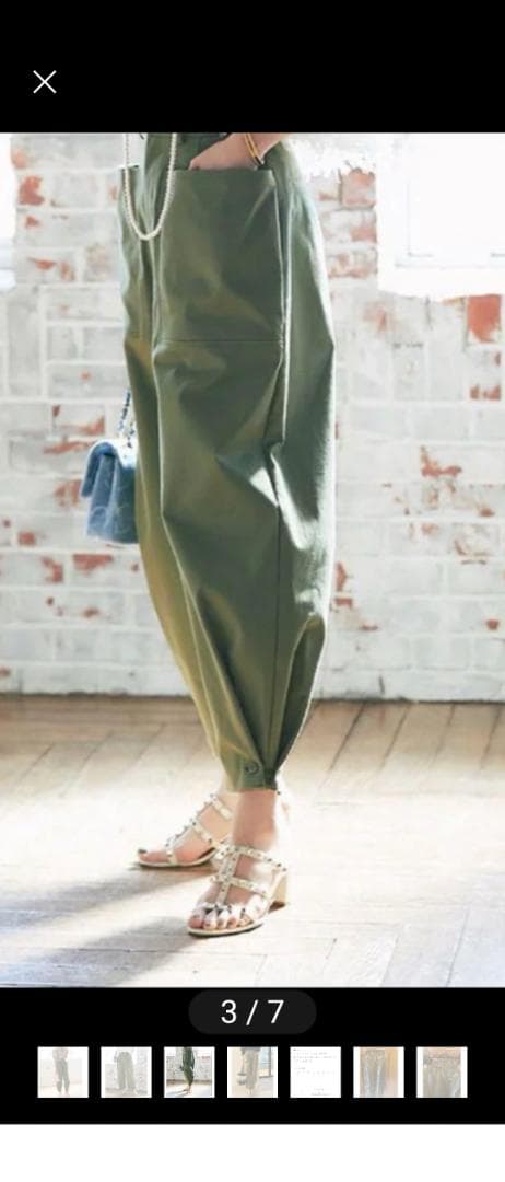 セブンテンmihokawahito2WAYパラシュートパンツ