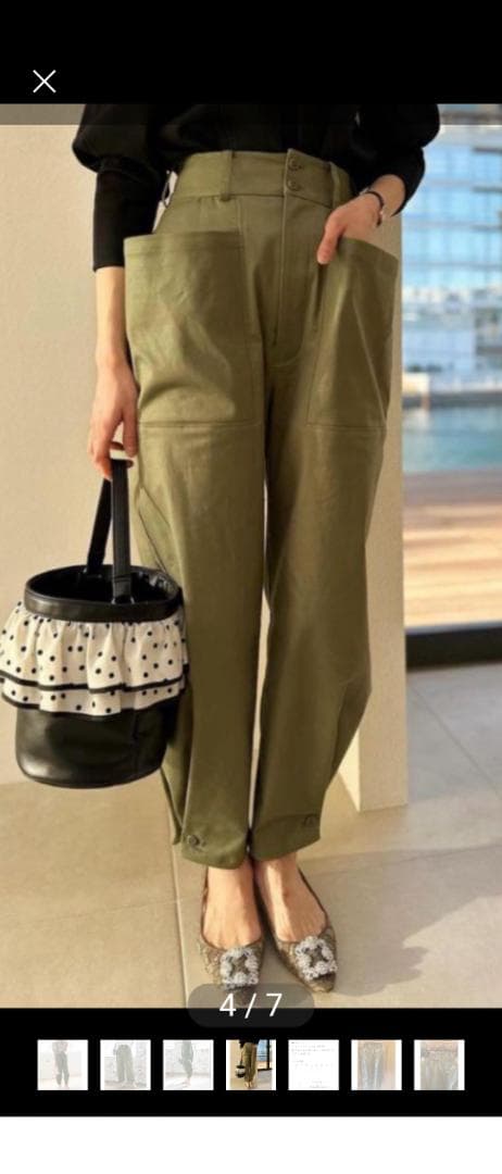 セブンテンmihokawahito2WAYパラシュートパンツ