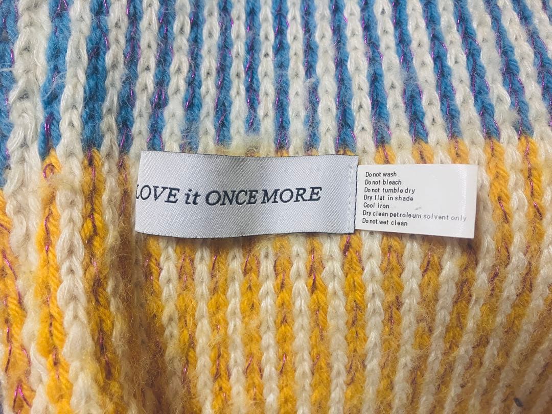 LOVE it ONCE MORE ニットマフラー