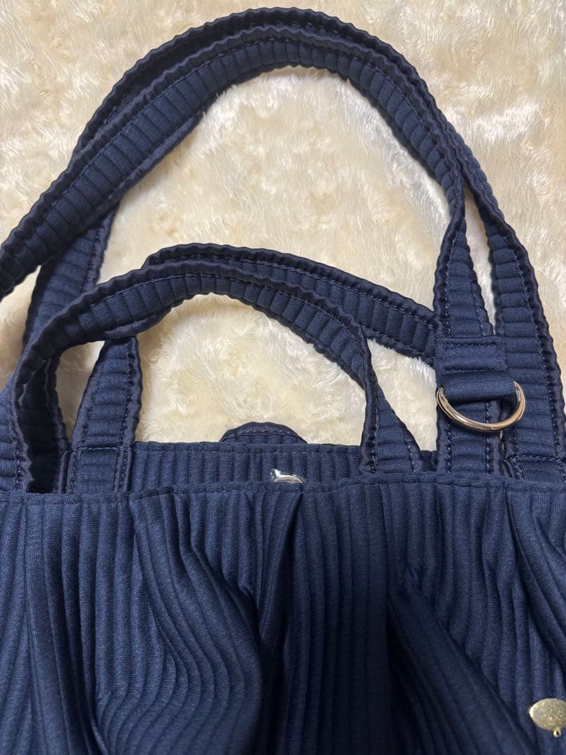 M✨新品未使用le reve vanillerフリルヘムヌビトートバッグ♡