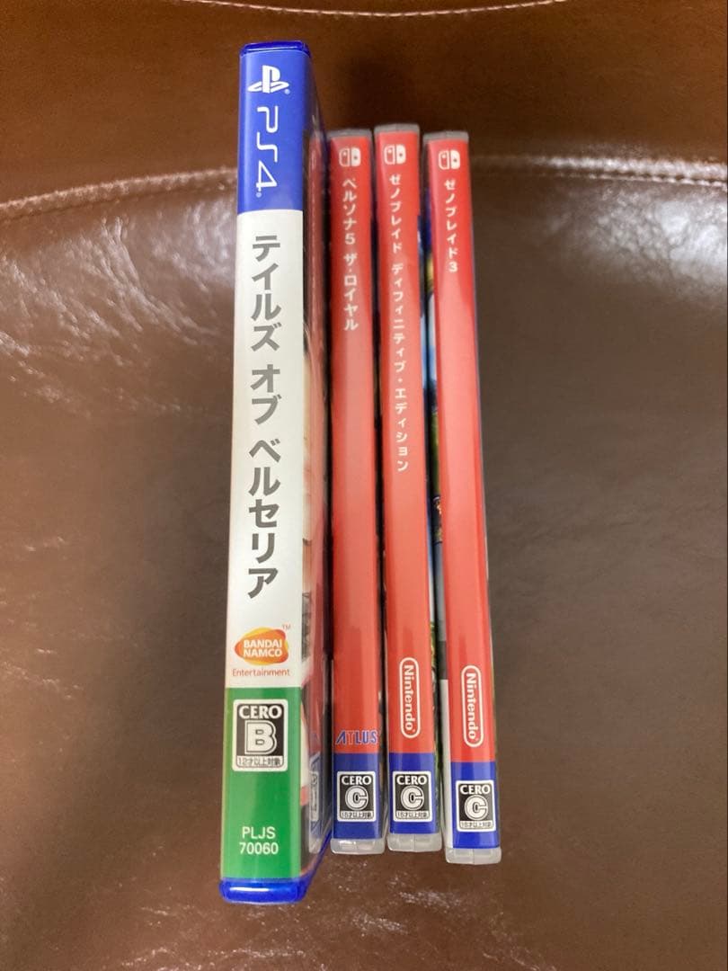 【中古・ソフトまとめ売り】PS4 テイルズSwitch ペルソナ ゼノブレイド