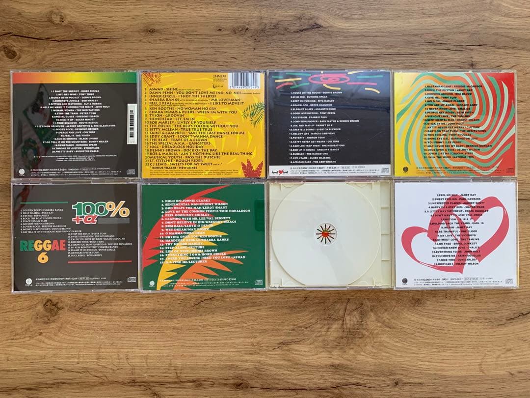 100%+a REGGAE 8枚セット