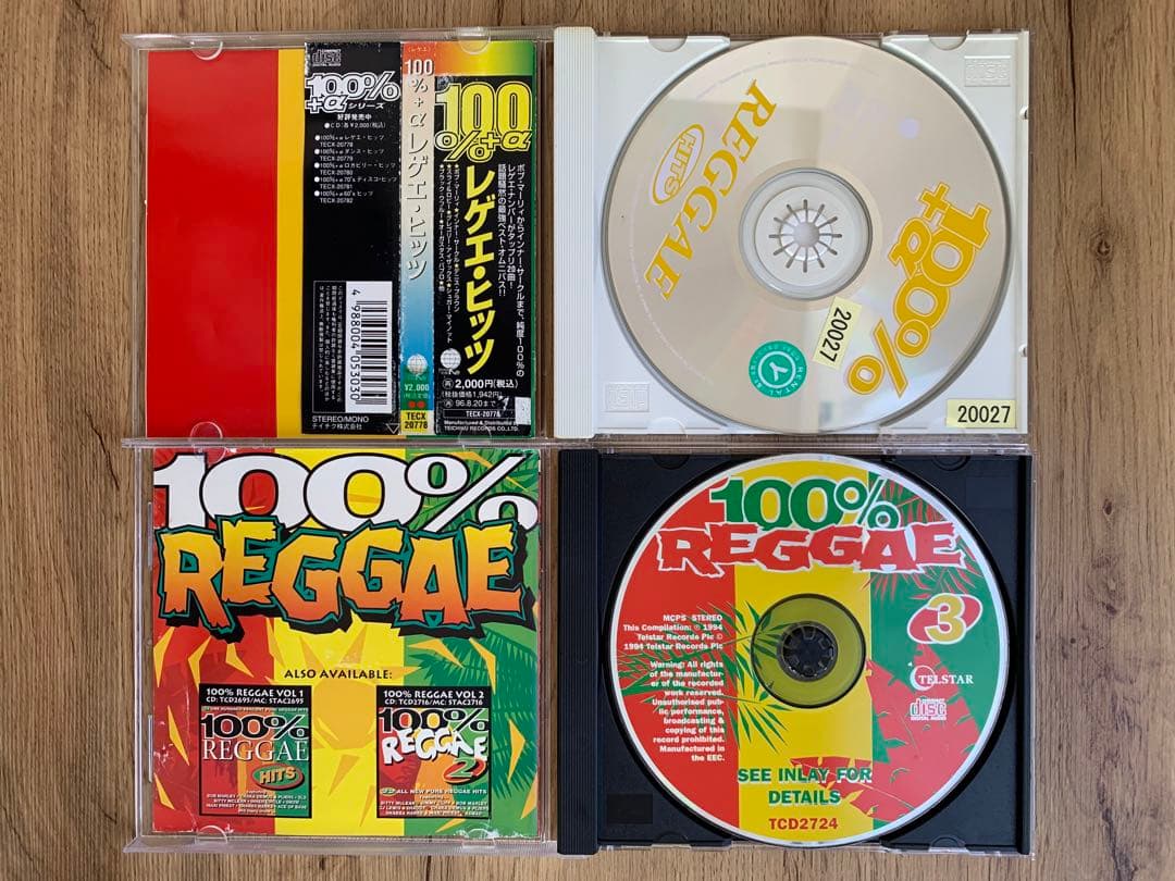 100%+a REGGAE 8枚セット