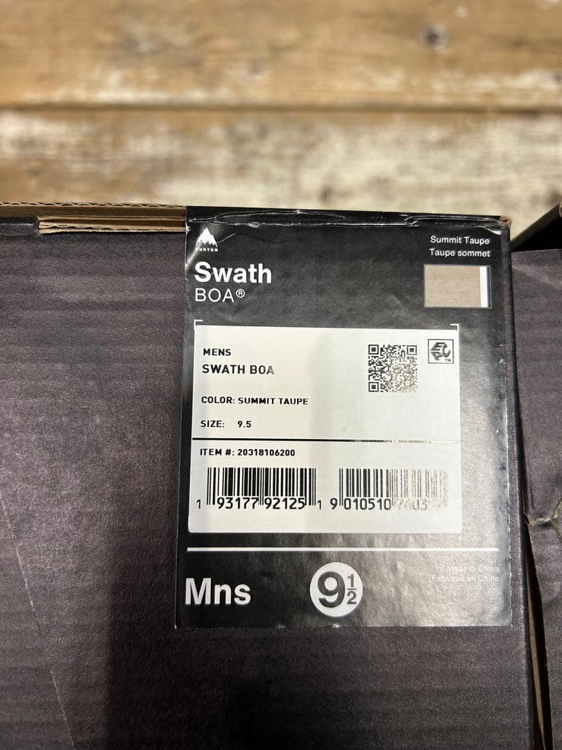 【新品】BURTON Swath BOA 24-25モデル 27cm 最安値❗️