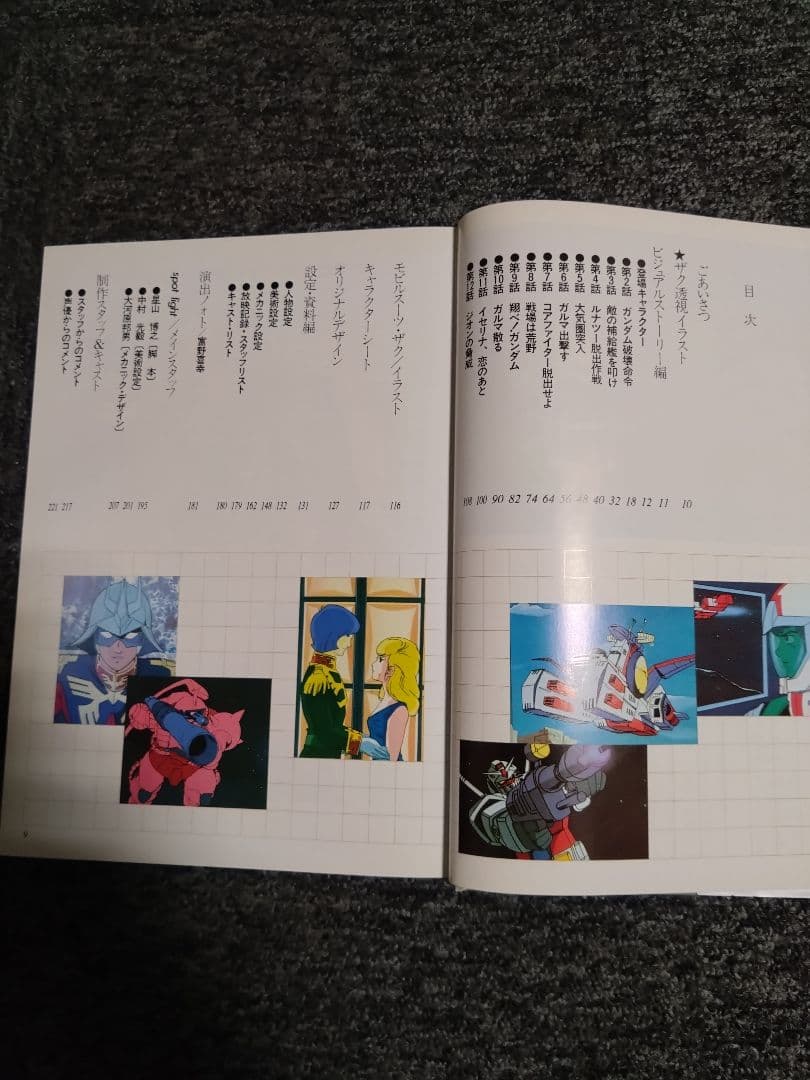 機動戦士ガンダム 記録全集 全5巻＋台本全記録セット　全て初版