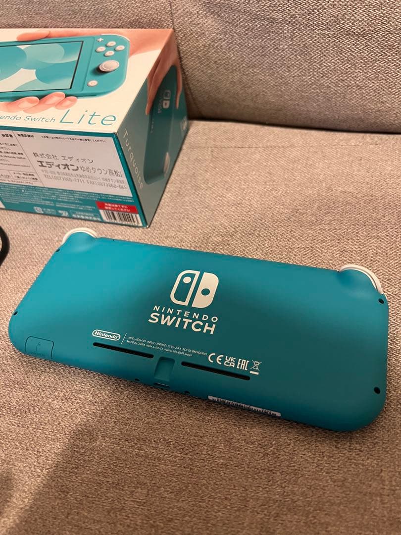 Nintendo Switch Lite ターコイズ 充電器付き