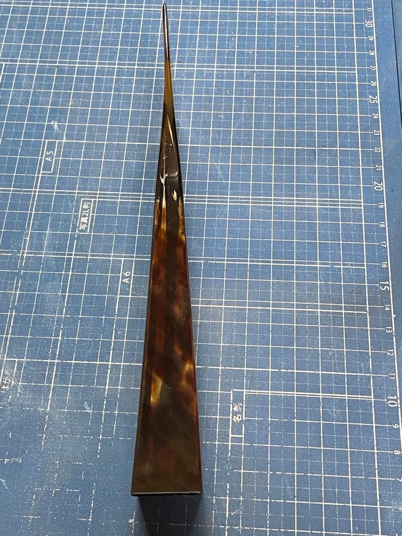 津軽三味線　べっ甲バチ　手元水牛べっ甲総貼り