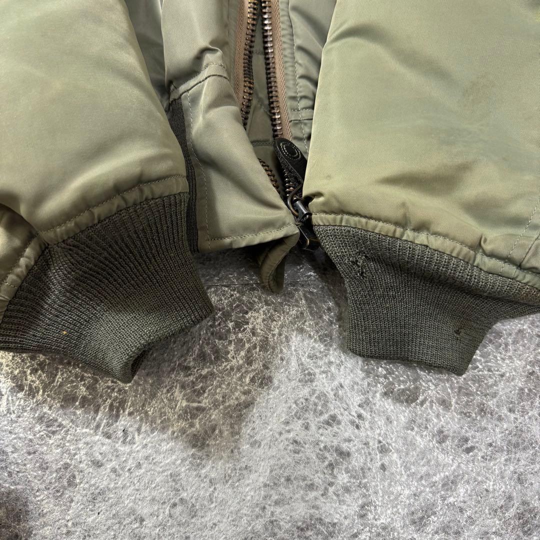 王道 バズリクソンズ MA-1 フライトジャケット M品番 グリーン M